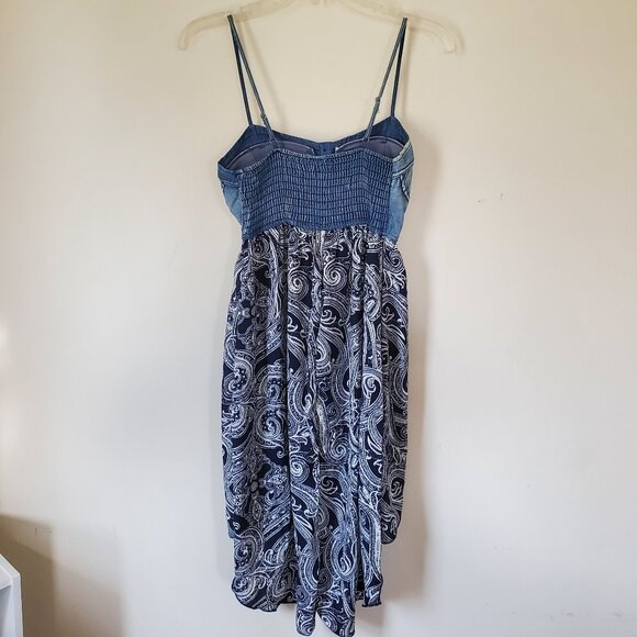 Rue 21 Junior's Jean and Pattern Dress - Picture 4 of 5